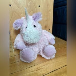 Warmies pink unicorn large cozy plush‎